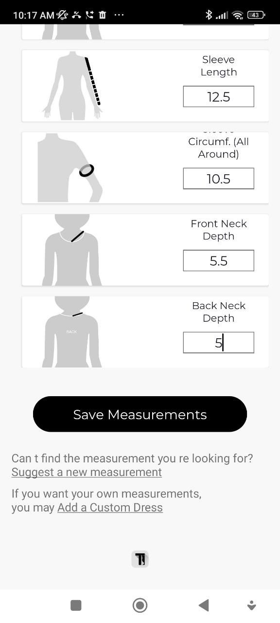 Measurements continued